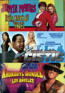 Austin Powers 2/Krycí jméno Čistič/Krokodýl Dundee 3DVD
