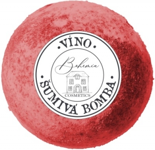 Šumivá bomba do koupele - Víno
