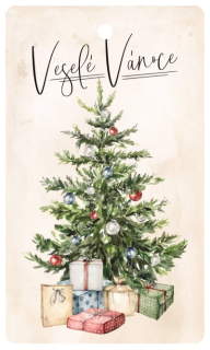 Aromatická karta - Veselé Vánoce