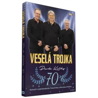 Veselá trojka - koncert 70 let 2DVD