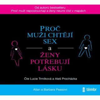 Proč muži chtějí sex a ženy (Allan a Barbara Peasovi) CD/MP3