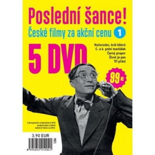 Kolekce poslední šance 5DVD 1. (pošetka)