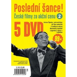 Kolekce poslední šance 5DVD 2. (pošetka)