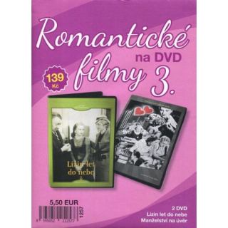 Romantické filmy 2DVD 3. (digipack)