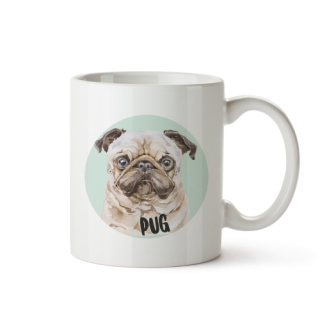 Keramický hrnek 350 ml - Pug