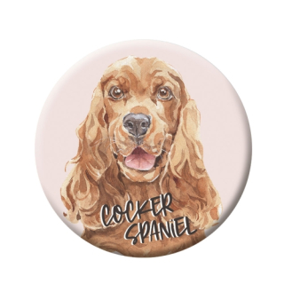 Button (placka) se špendlíkem 44 mm - Cocker Spaniel