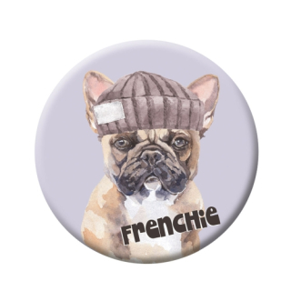 Button (placka) se špendlíkem 44 mm - Frenchie