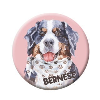 Button (placka) se špendlíkem 44 mm - Bernese