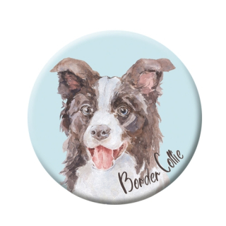 Button (placka) se špendlíkem 44 mm - Border Collie