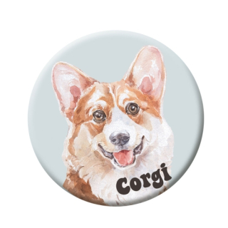 Button (placka) se špendlíkem 44 mm - Corgi