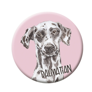 Button (placka) se špendlíkem 44 mm - Dalmatian