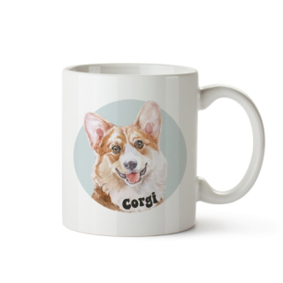 Keramický hrnek 350 ml - Corgi