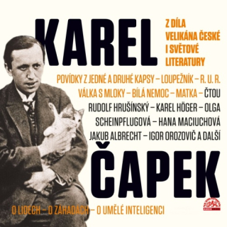 Z díla velikána české i světové literatury (Karel Čapek) 3CD/MP3