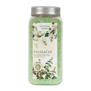 Bylinná sůl do koupele 900 g - Meduňka
