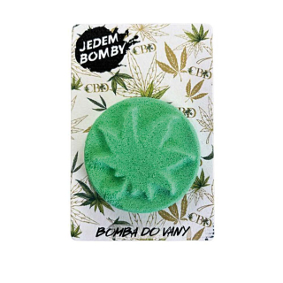 Šumivá bomba do koupele 85g s konopným olejem
