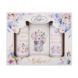 Babičce - sprchový gel 100 ml, toaletní mýdlo 100g, vlasový šampon 100 ml