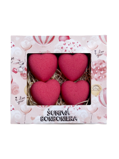 Kosmetický balíček - Šumivá bonboniéra 4×30 g