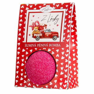 Šumivá pěnivá koule do koupele 110 g - Z lásky
