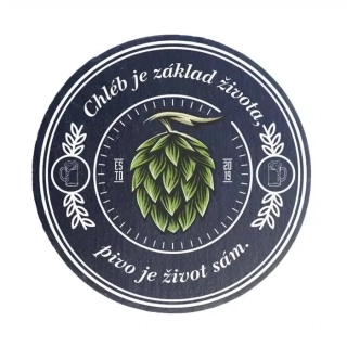 Kameninový podtácek 10cm - Pivo je život sám