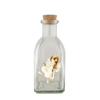 Skleněná lahvička 250 ml - Anděl