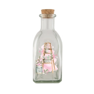 Skleněná lahvička 250 ml - Květináče 