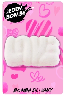 Šumivá a pěnivá bomba do koupele 90 g - Love 