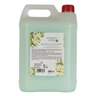 Tekuté mýdlo 5000 ml náhradní náplň - Mléko a zelený čaj