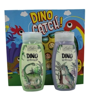 Sada pro děti Dino - 2x dino sprchový gel a dětská hra