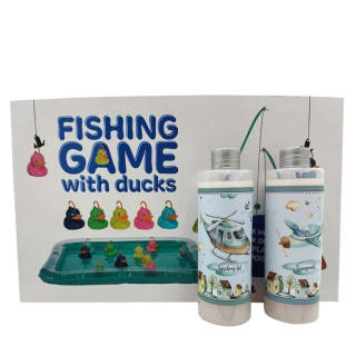 Sada pro děti Fishing Game - Sprchový gel, vlasový šampon a dětská hra