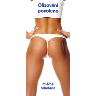 Dárková mléčná čokoláda 100 g - Olizování povoleno