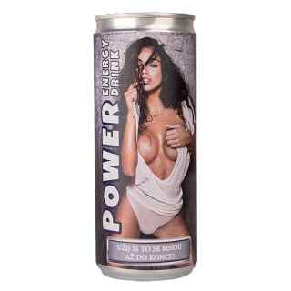 Energetický nápoj 250 ml - dívka - užij si to se mnou...