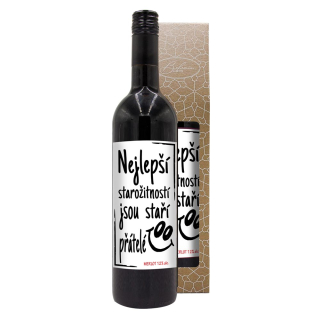 Dárkové víno Merlot 0,75 l - Staří přátelé