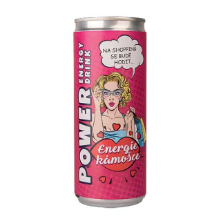 Energetický nápoj 250 ml - energie kámošce