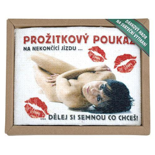 Dárkový hadr na sváteční vytírání - Prožitkový poukaz