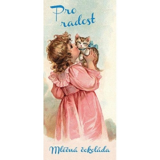 Dárková mléčná čokoláda 100 g - Pro radost (retro)