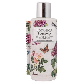 Botanica tělové mléko s extrakty z šípku a růže 200ml