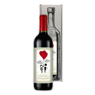 Dárkové víno Merlot 0,75 l - Svatební